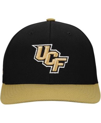 Men's Black/Gold UCF Knights Reflex 2-Tone Flex Hat