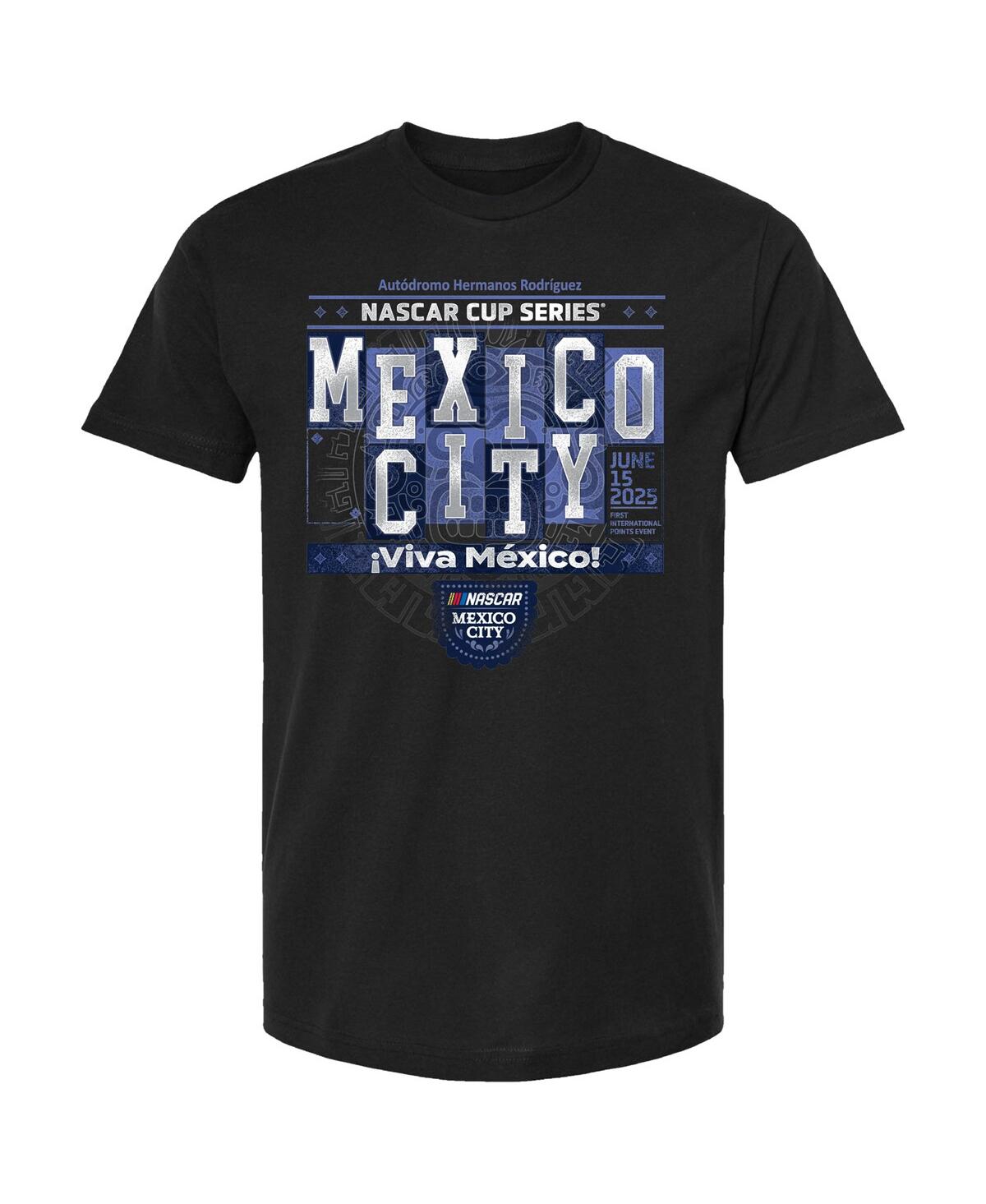 Nascar Men's Black Mexico City Race Event T-shirt In Brown