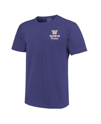 Men's Purple Washington Huskies Comfort Colors Mascot Overlay T-Shirt