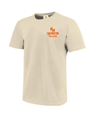 Men's Cream Sam Houston State Bearkats Comfort Colors Mascot Overlay T-Shirt