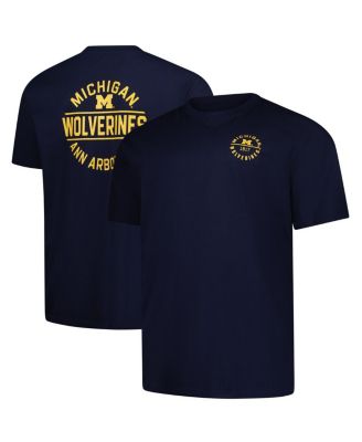 Fanatics - Men's Navy Michigan Wolverines Big Tall Fast Break 2 Hit T-Shirt