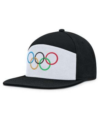 Men's Black/White Olympic Games Ceremony Adjustable Hat