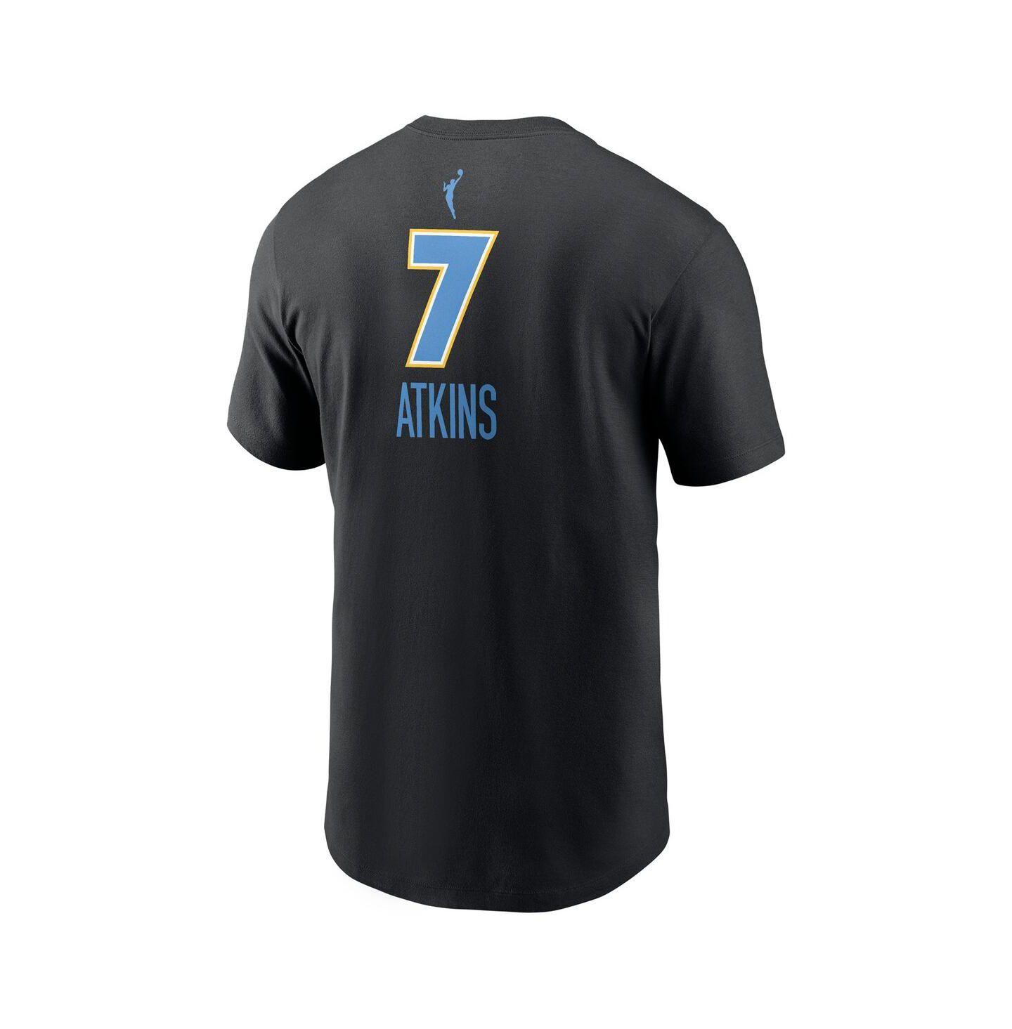 Мужская футболка Nike Ariel Atkins Black Chicago Sky Explorer Edition Name & Number — фото 3