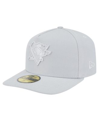 New Era - Men's Gray Pittsburgh Penguins Color Pack A-Frame 59FIFTY Fitted Hat