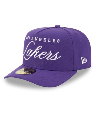 Men's Purple Los Angeles Lakers 2025 NBA Draft A-Frame 59FIFTY Fitted Hat