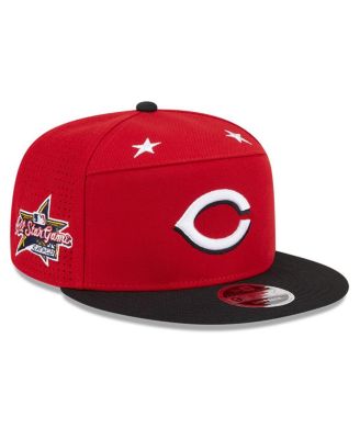 New Era - Men's Red/Black Cincinnati Reds 2025 MLB All-Star Game Side Patch 9FIFTY Snapback Hat