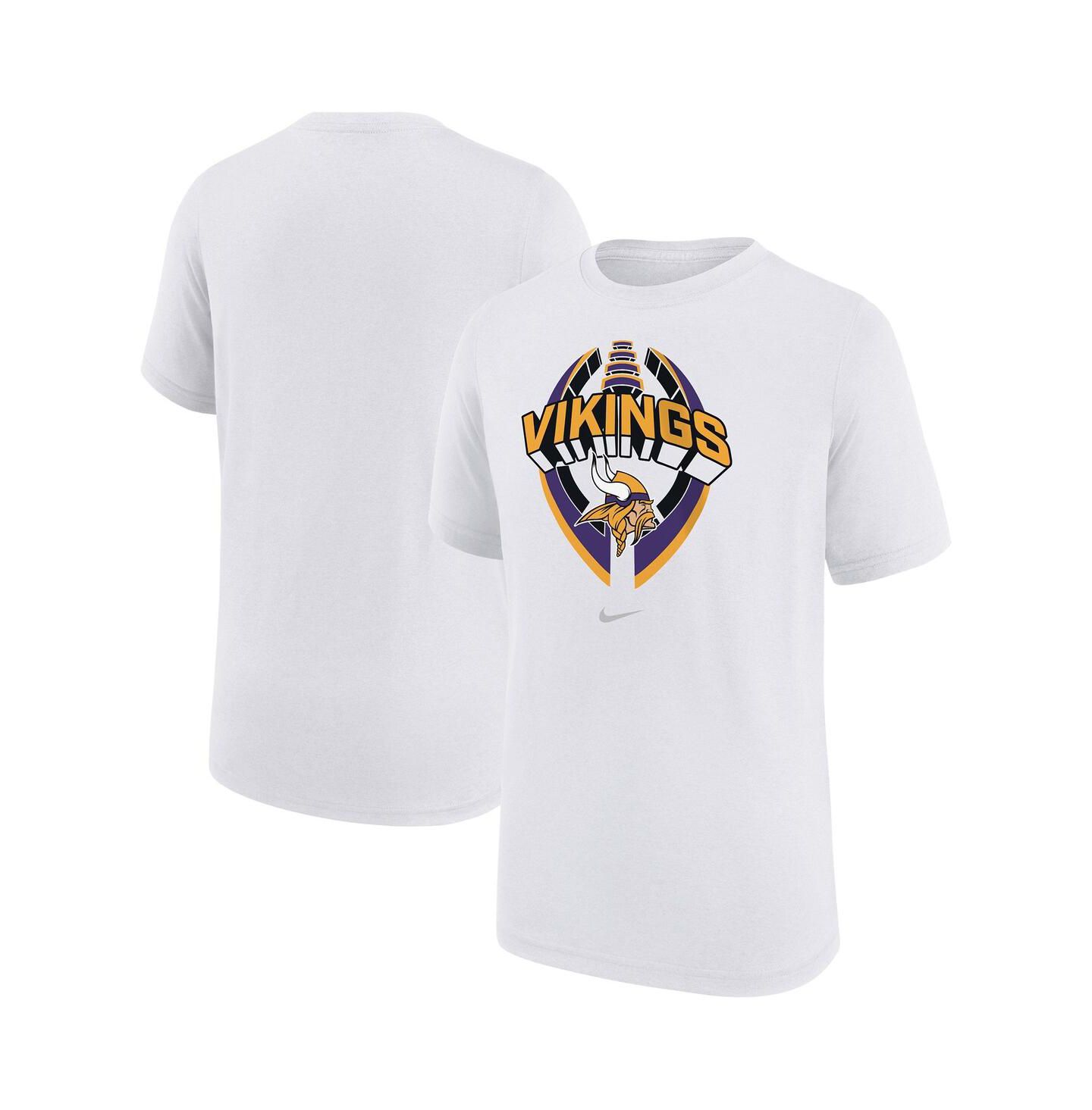 Детская футболка Nike White Minnesota Vikings Icon Legend — фото 1