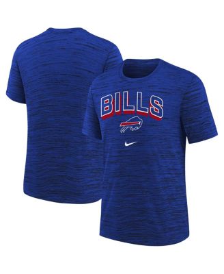 Nike - Big Boys and Girls Royal Buffalo Bills Sideline Velocity Performance T-Shirt