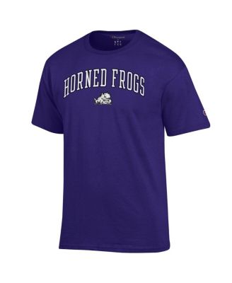 Men's&nbsp;Purple TCU Horned Frogs Arch Over Logo T-Shirt
