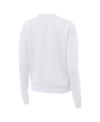 Women's White Detroit Lions Victory Pullover Sweatshirt