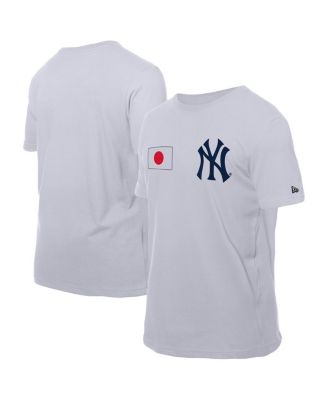 New Era - Men's White New York Yankees Japanese Flag T-Shirt