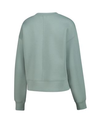 Women's Green USWNT Luxe Sponge Tri-Blend Pullover Sweatshirt