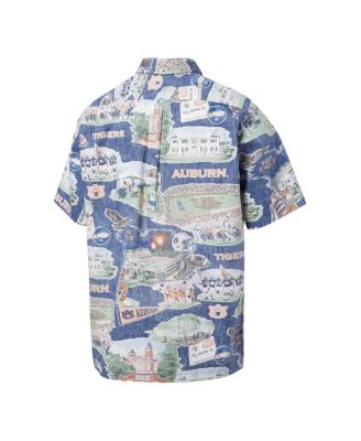 Men's Navy Auburn Tigers Scenic Button-Down Shirt