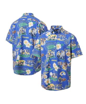 Reyn Spooner - Men's Royal Los Angeles Rams Scenic Button-Down Shirt