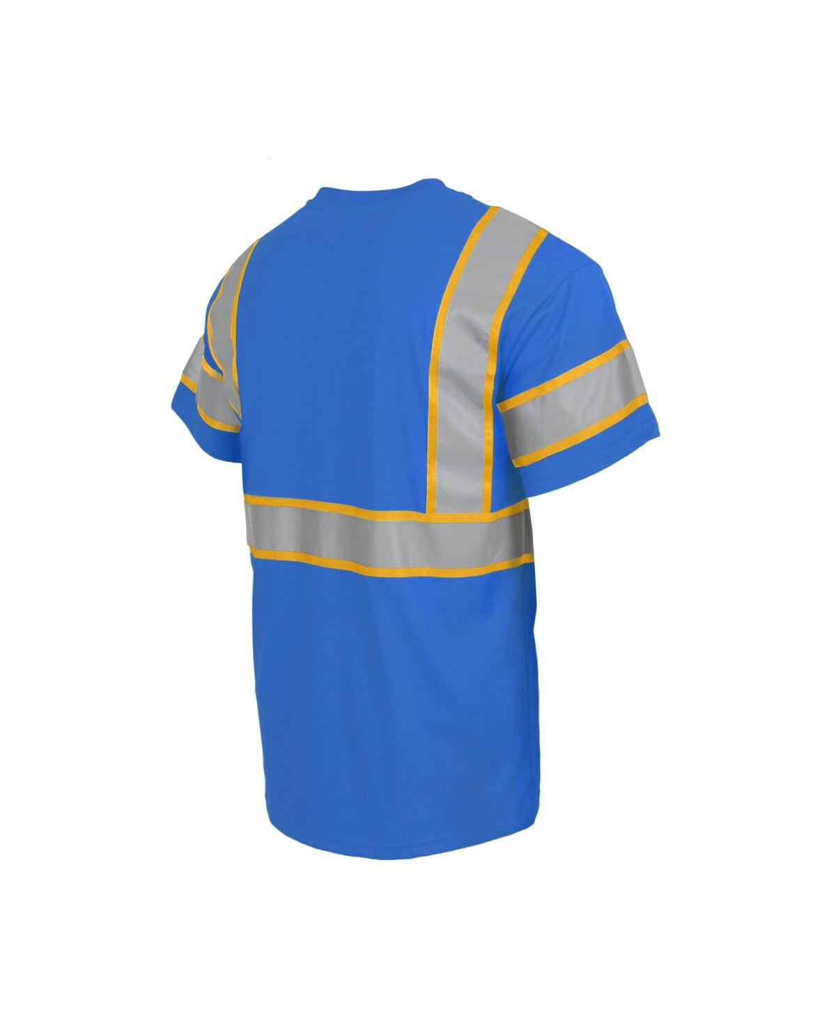 Buffalo Outdoors Men's Powder Blue Los Angeles Chargers Safety Heavyweight T-shirt In Blue