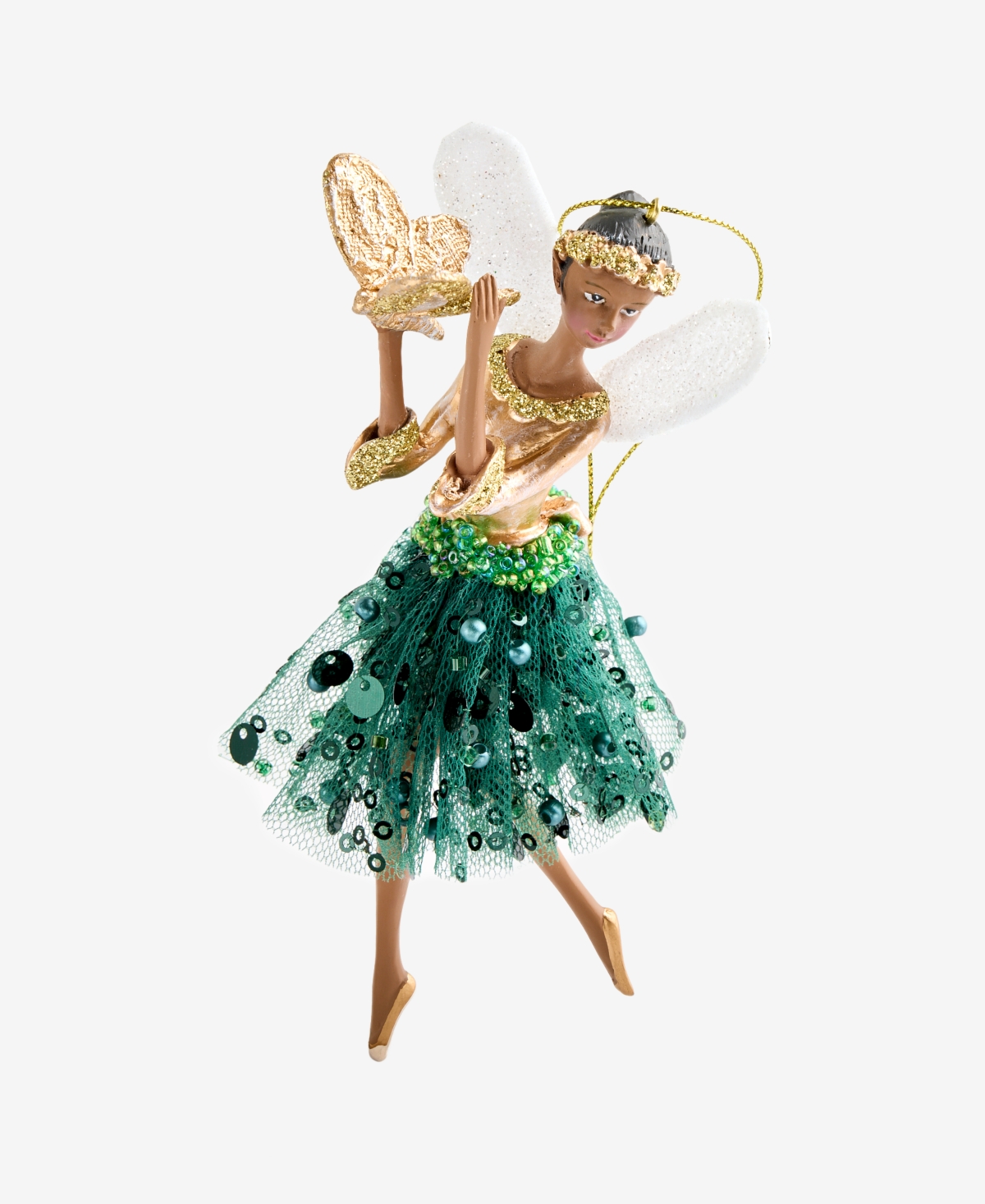 Holiday Lane Enchanted Forest Fairy With Wings Ornament, Macy's Exclusive In Multi