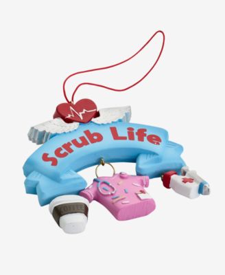 Eclectic Charm Scrub Life Nurse Ornament, Macy's Exclusive 