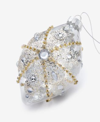 Jeweled Classics Glass Drop Ornament, Macy's Exclusive