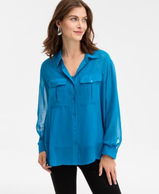 Women's Button-Front Shirt, Macy's Exclusive 