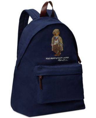 Polo Bear Canvas Backpack