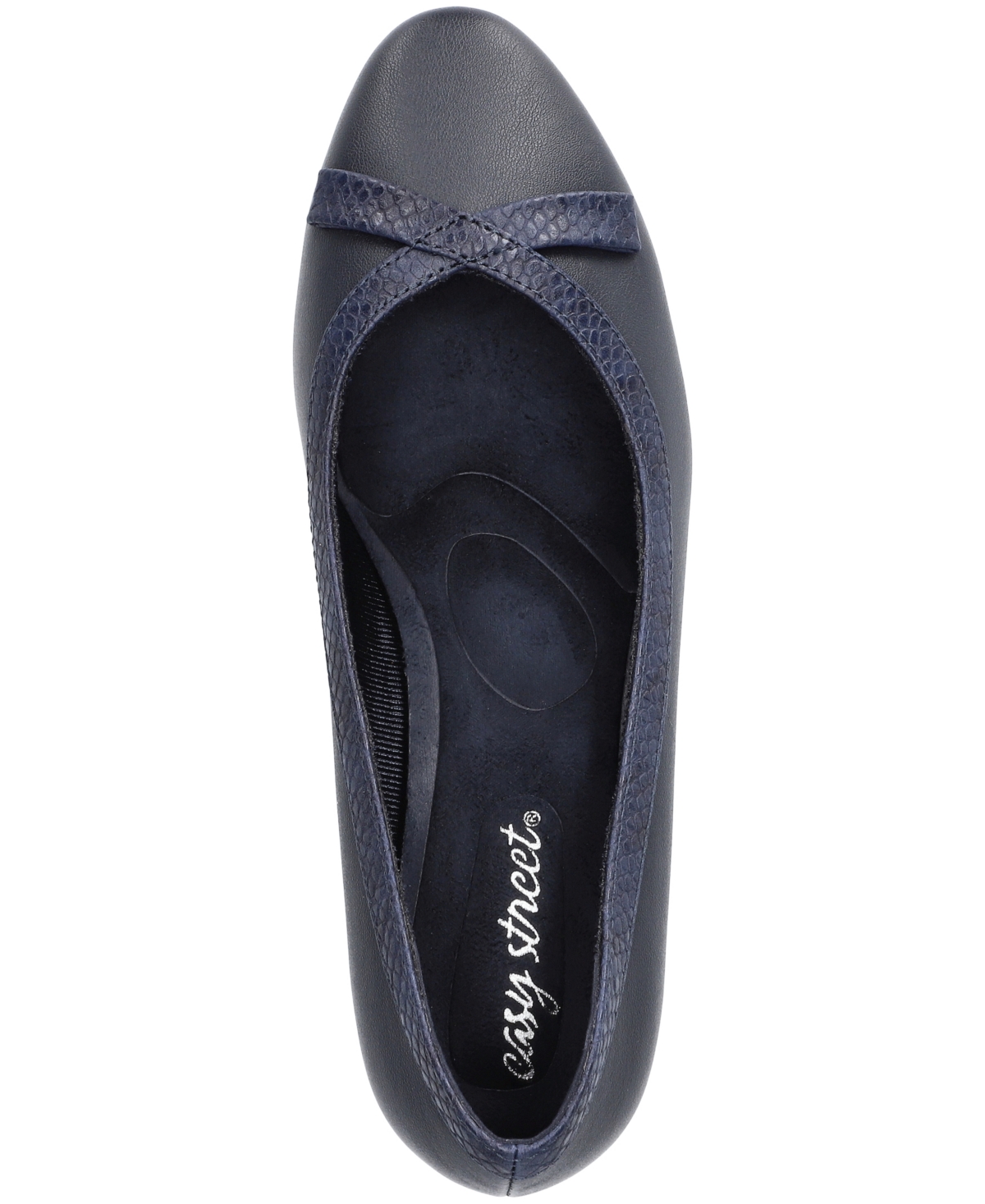 Easy Street Women's Kata Round-toe Slip-on Pumps In Blue