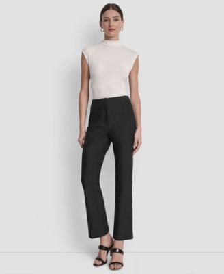 Women's Mid-Rise Pinstripe Pants