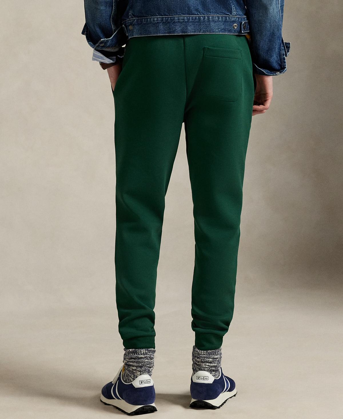 Polo Ralph Lauren Men's Double-knit Jogger Pants In Green