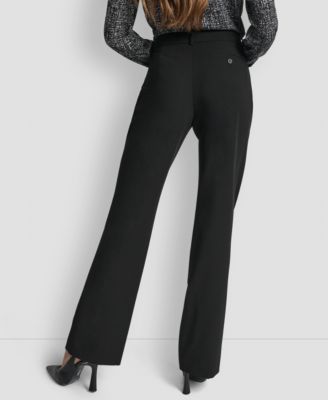 Women's Modern Fit Flat-Front Trousers
