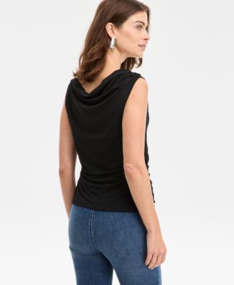 Women's Cowl-Neck Sleeveless Top, Macy's Exclusive