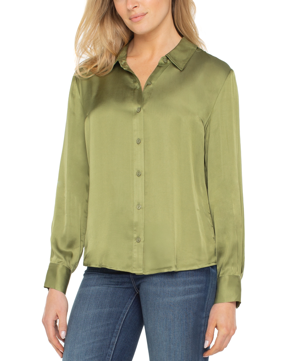 Liverpool Los Angeles Button-up Shirt In Multi