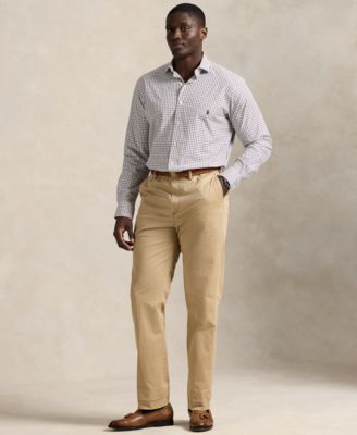 Men's Big & Tall Plaid Stretch Poplin Shirt