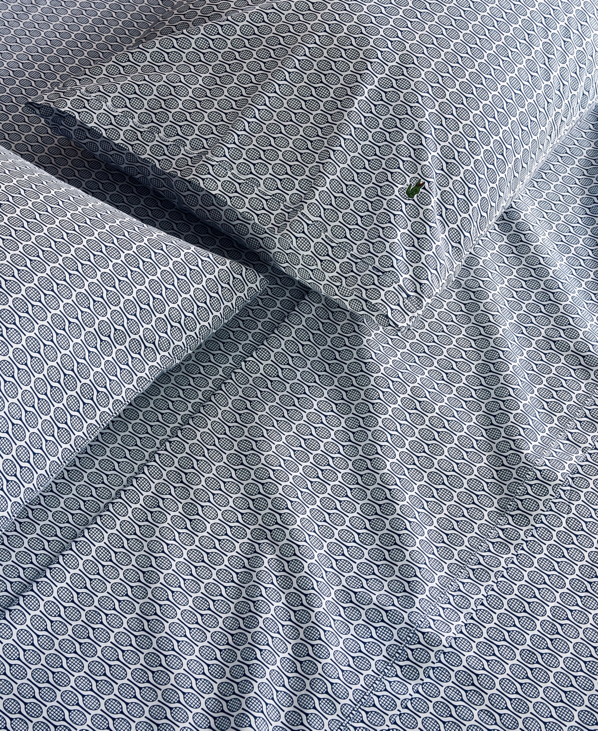 Lacoste Racquet 200-Thread Count Cotton -Pc. Sheet Set