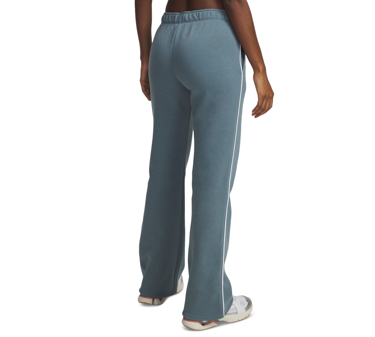 Under Armour Women's Rival Piped-trim Sweatpants In Blue