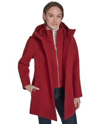 Women's Hooded Button-Front Coat, Created for Macy's