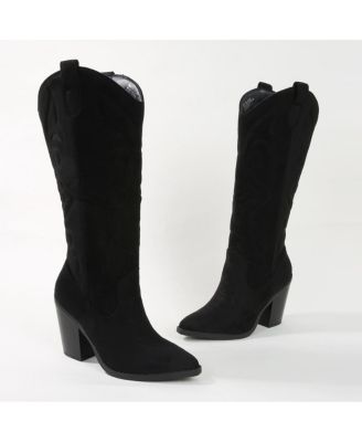 Arizona Faux Suede Western Boot