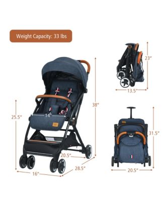 Toddler Lightweight Stroller Aluminium Frame