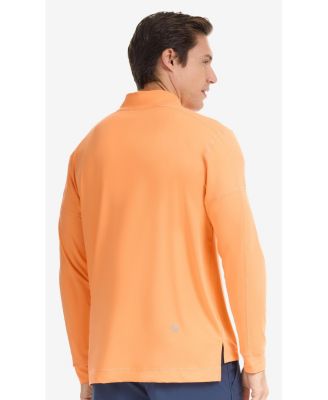 Men's UPF 50+ Sun Protective Mock Zip Top