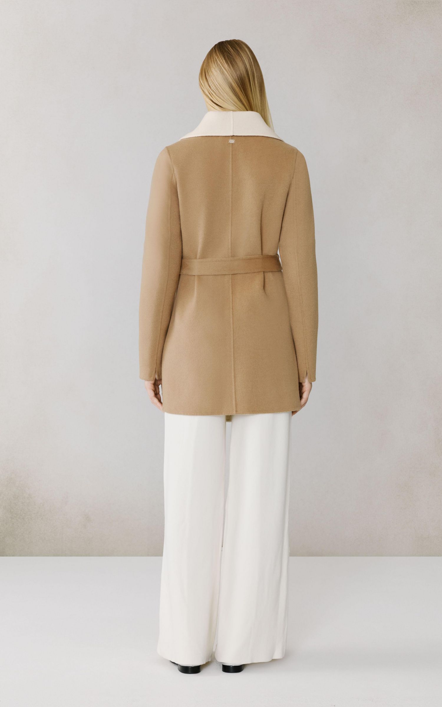 Women's Bridgette-U Double Face Wool Wrap Coat