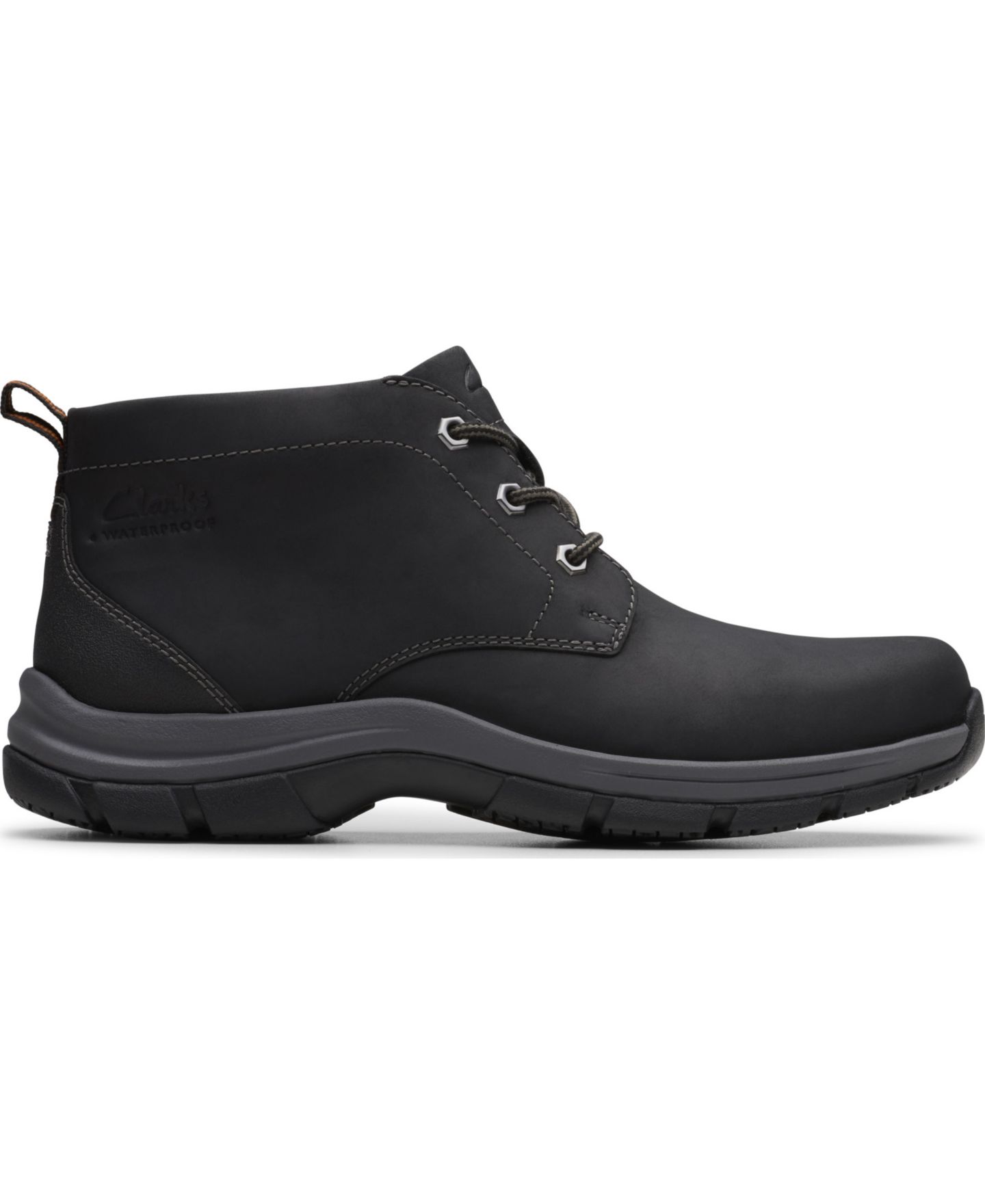 Мужские ботинки Clarks Collection Walpath Chukka, цвет: Чёрный кожаный — фото 2