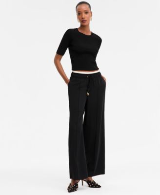 I.N.C. International Concepts - Women's High-Rise Wide-Leg Pants