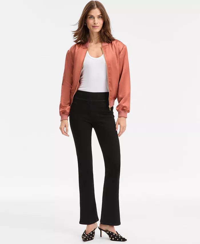 Women's High-Rise Pull-On Bootcut Jeans