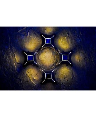 SOLAR POWERED NINJA STARS - 4 Lights