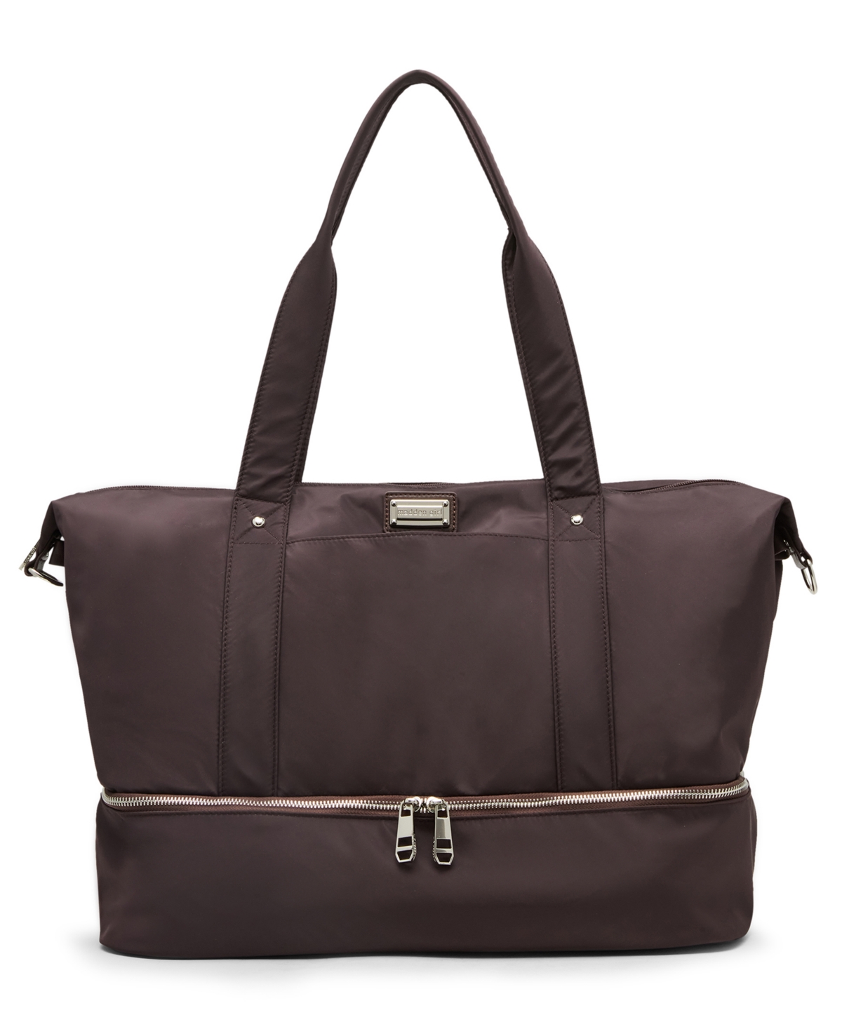 Madden Girl Katyt Top Handle Duffle Bag In Brown