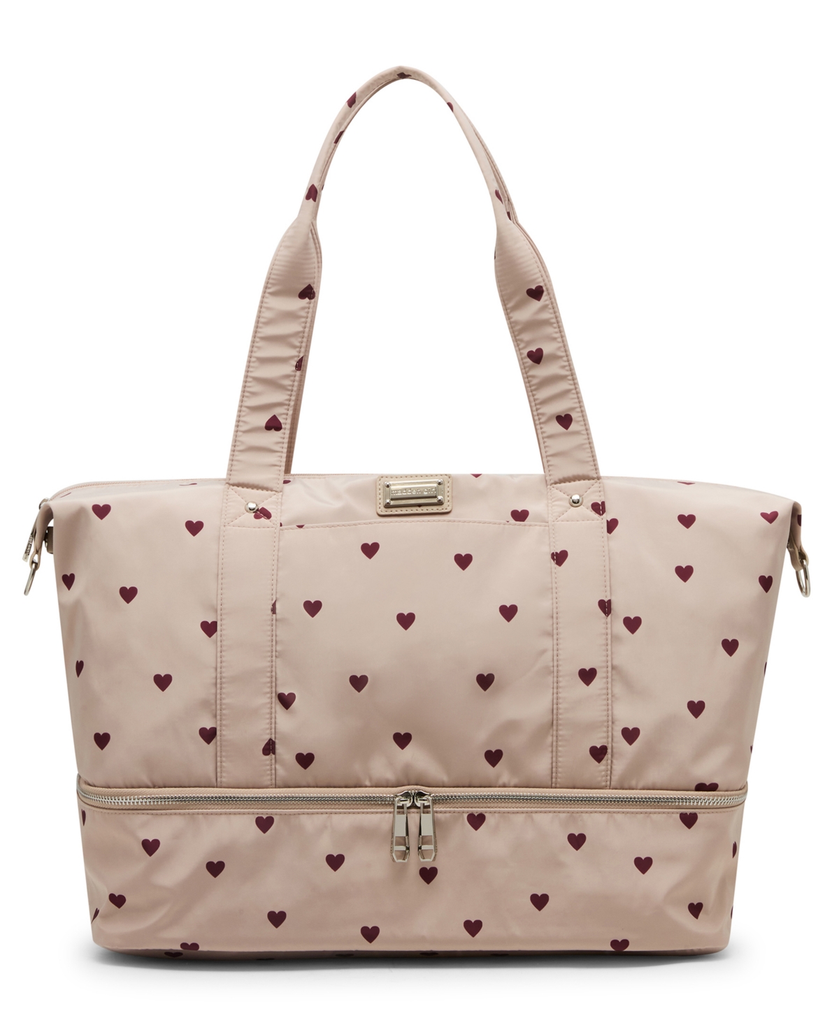 Madden Girl Katyt Top Handle Duffle Bag In Neutral