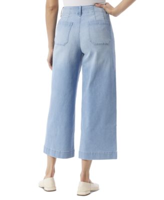 Women's Cropped Patch Pocket Jeans