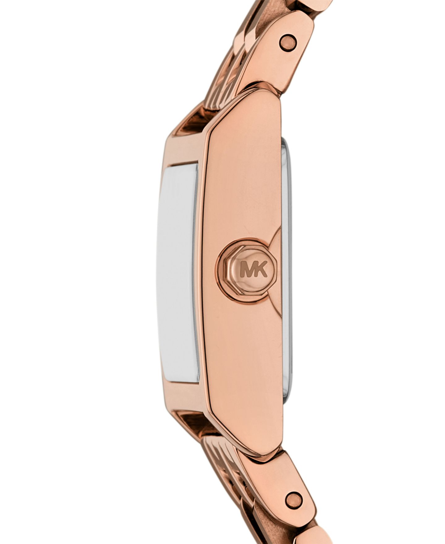 Женские часы Michael Kors Georgie Two-Hand Rose Gold-Tone Stainless Steel, 20mm — фото 5