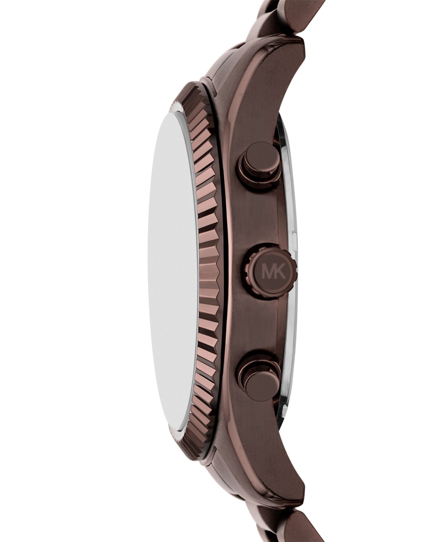 Мужские часы Michael Kors Lexington Chronograph Brown Stainless Steel Watch, 44mm — фото 3
