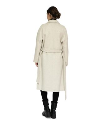 Boss Girl Double Breasted Lined Wool Coat
