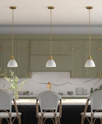 Elodie 8" Metal Pendant with Metal Shade