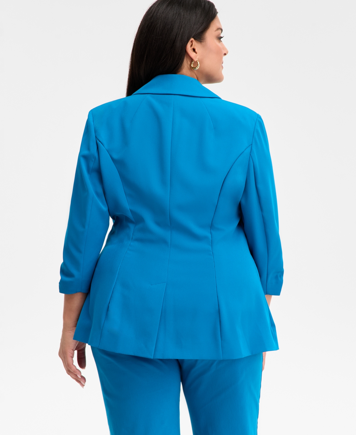 Inc International Concepts Plus Size 3/4-sleeve Blazer, Created For Macy's